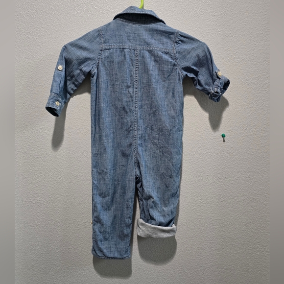 Baby Gap 1969 denium jumper cuffable sleeves and pant legs size 18 to 24 months - Picture 2 of 8